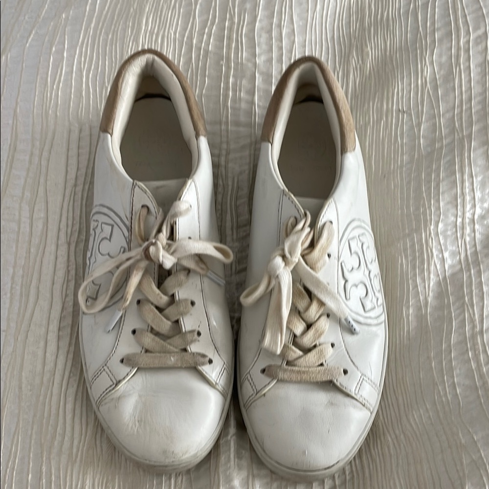 Women's White Leather Sneakers